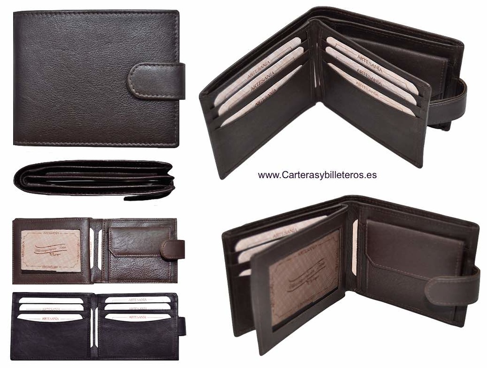 WALLET MAN CARDFOLDER AND BILLFOLD EXTRA-FINE QUALITY SKINE 