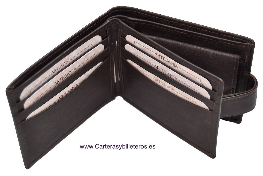 WALLET MAN CARDFOLDER AND BILLFOLD EXTRA-FINE QUALITY SKINE 