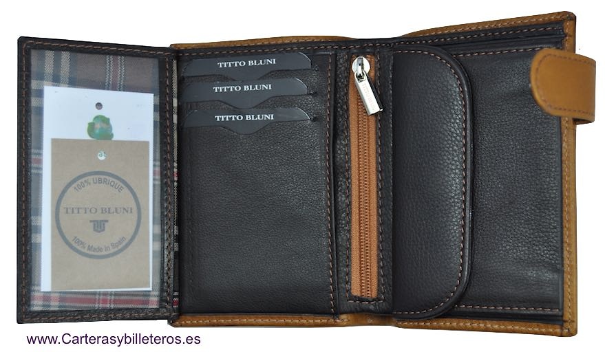 WALLET MAN LEATHER BRAND TITTO BLUNI LEATHER 