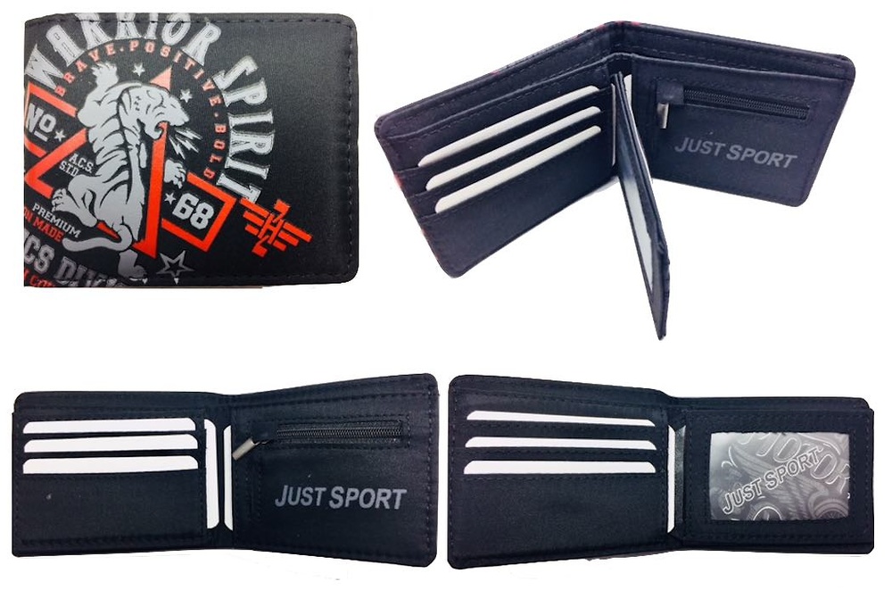 WALLET MEN BRAND WARRIOR SPIRIT WITH PURSE 