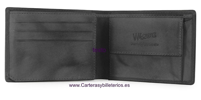 WALLET MEN LEATHER ENGRAVED 