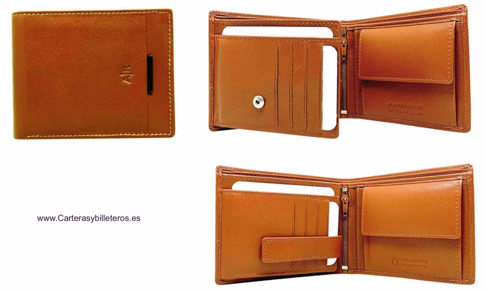 WALLET MEN'S LEATHER SUMUM BRAND AR FULL SERVICE 