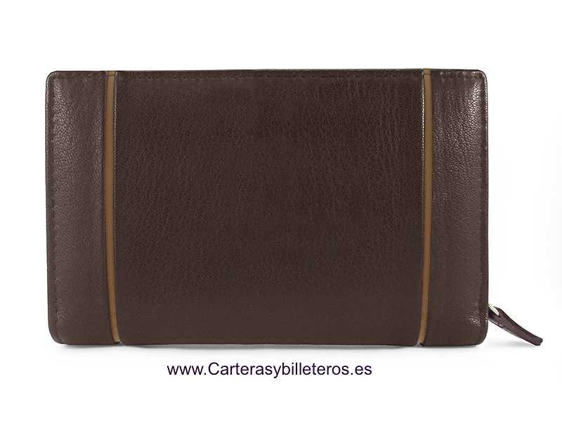 WALLET NAPA LEATHER WOMAN OF GREAT QUALITY WITH PURSE 