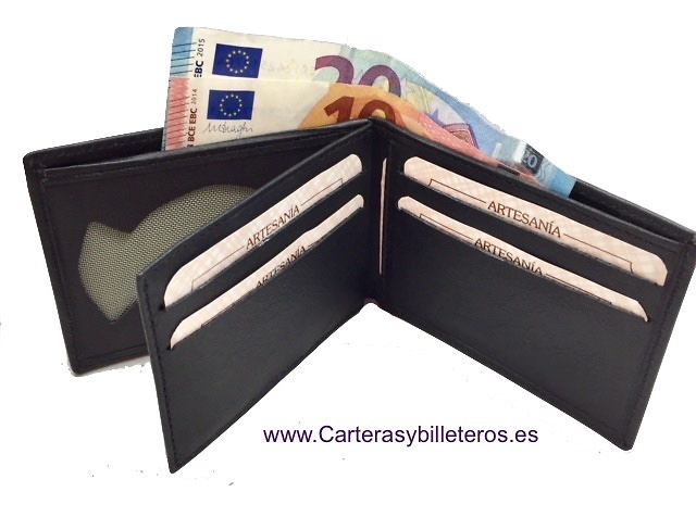 WALLET NATIONAL POLICE HOLDER IN LETAHER MADE IN SPAIN 