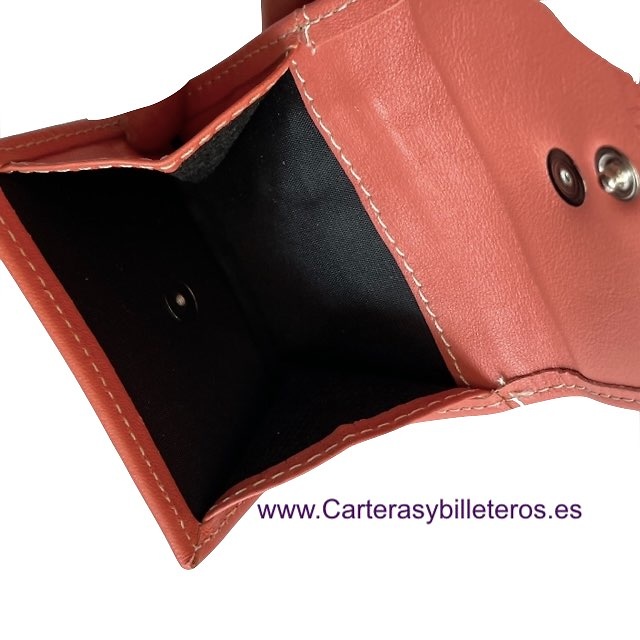 WALLET OF LEATHER WITH BILLFOLD VERY SMALL 