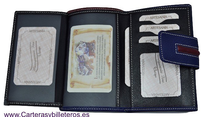 WALLET OF WOMAN SKIN MADE IN SPAIN HANDCRAFT 