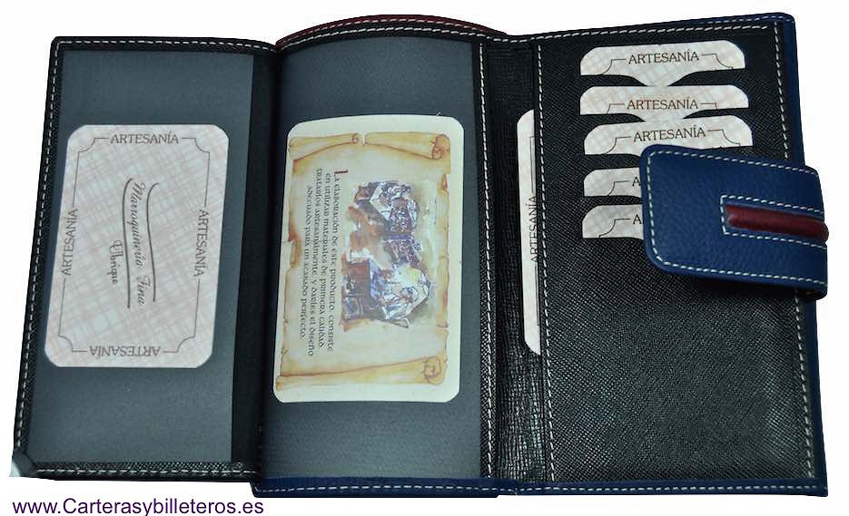 WALLET OF WOMAN SKIN MADE IN SPAIN HANDCRAFT 