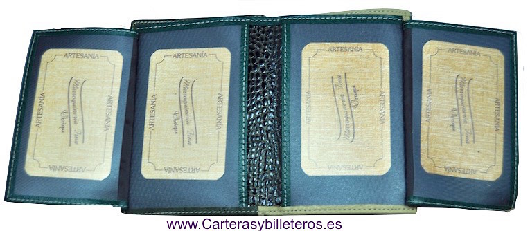 WALLET OF WOMAN SKIN OF OSTRICH MADE IN SPAIN HANDCRAFT 