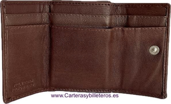 WALLET PURSE MADE IN LUXURY LEATHER -2 COLORS- 