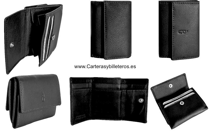 WALLET PURSE MADE IN LUXURY LEATHER -2 COLORS- 