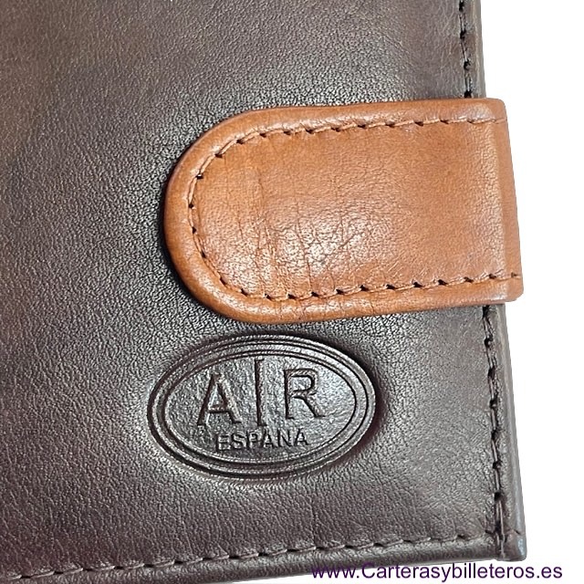 WALLET WITH HIDDEN BILLFOD MADE IN LEATHER WITH PURSE 