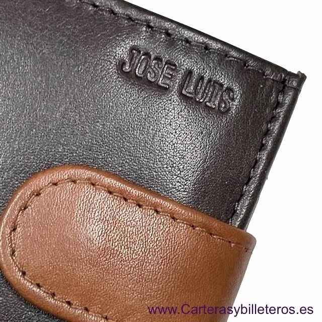 WALLET WITH HIDDEN BILLFOD MADE IN LEATHER WITH PURSE 