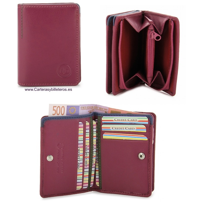 WALLET WITH SEPARATE PORTFOLIO LEATHER NAPA LUX 