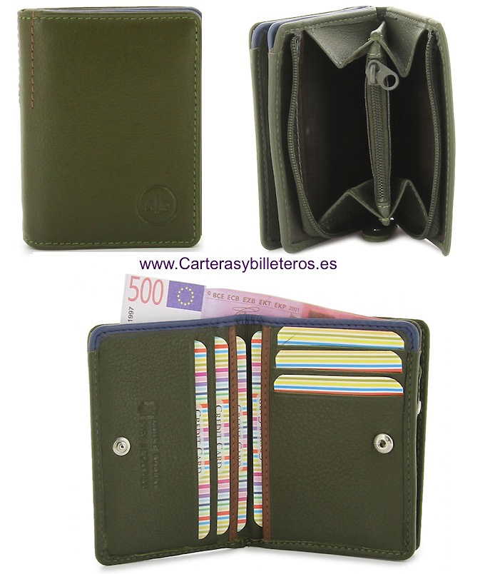 WALLET WITH SEPARATE PORTFOLIO LEATHER NAPA LUX 