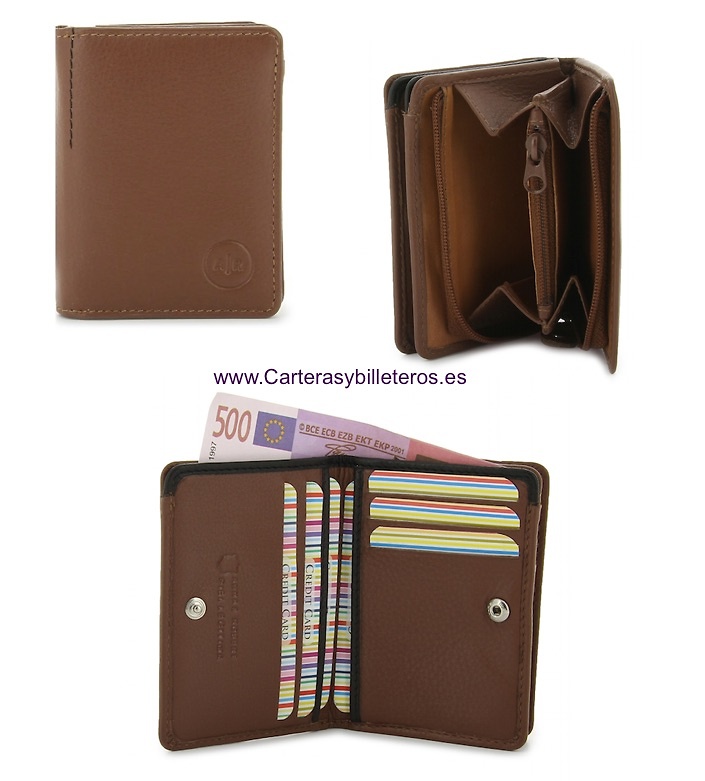 WALLET WITH SEPARATE PORTFOLIO LEATHER NAPA LUX 