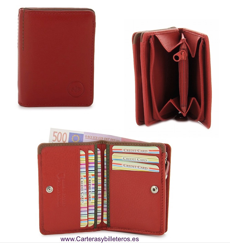 WALLET WITH SEPARATE PORTFOLIO LEATHER NAPA LUX 