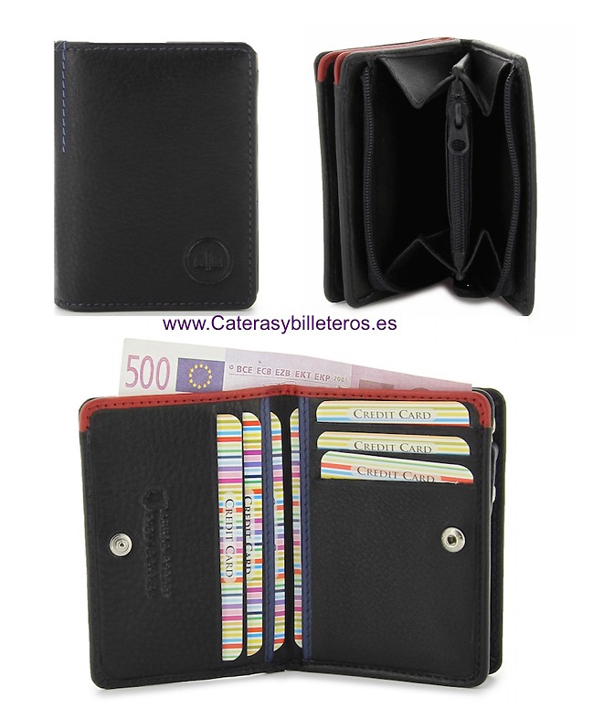 WALLET WITH SEPARATE PORTFOLIO LEATHER NAPA LUX 