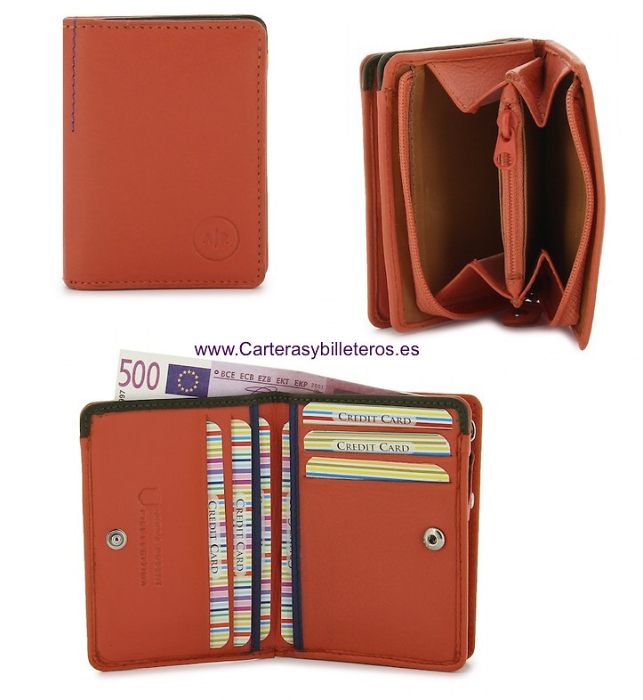 WALLET WITH SEPARATE PORTFOLIO LEATHER NAPA LUX 