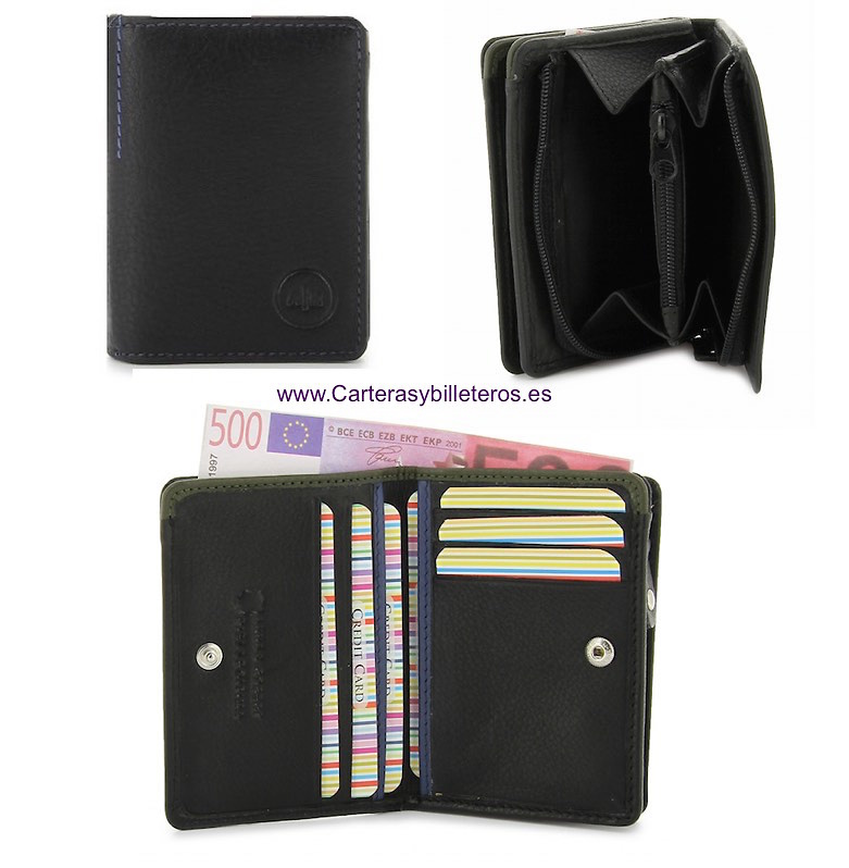 WALLET WITH SEPARATE PORTFOLIO LEATHER NAPA LUX 