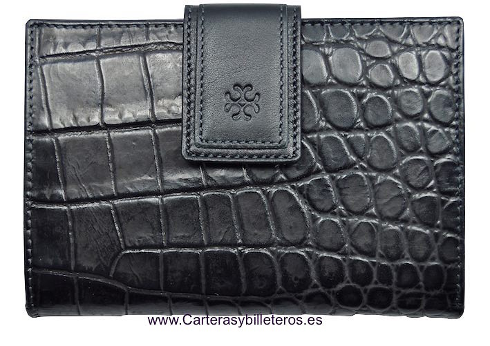 WALLET WOMAN IN QUALITY LEATHER MADE IN SPAIN 