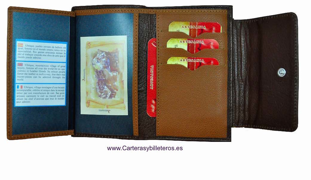 WALLET WOMEN'S WITH A LEATHER BOW QUALITY LUXURY 