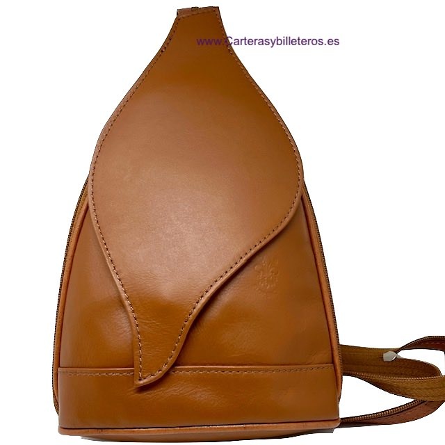 WOMEN'S BACKPACK BAG IN ITALIAN FIORENTINA LEATHER + COLORS 