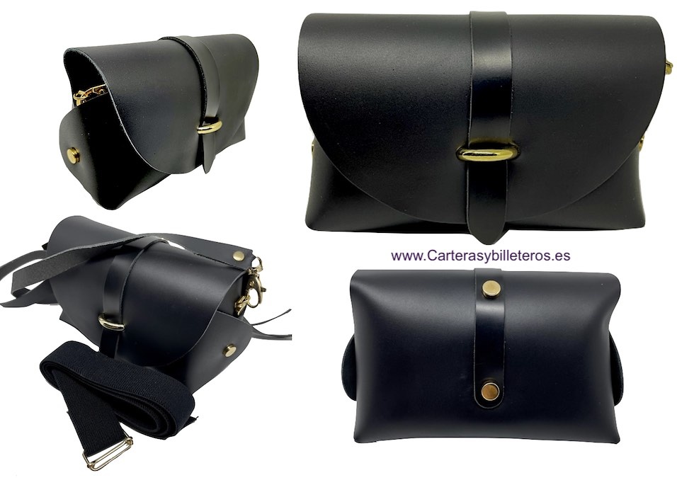 WOMEN'S LEATHER BAG WITH SHOULDER SHOULDER SHOULDER SHOULDER AND STRAP TO CARRY AROUND THE WAIST 