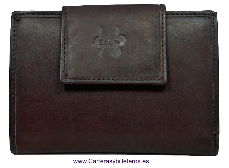 WOMEN'S LEATHER WALLET ERIUM 17 CARDS 