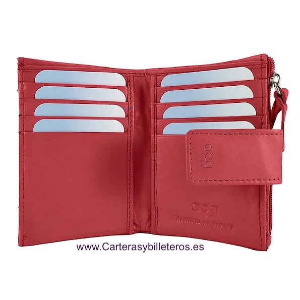 WOMEN'S LEATHER WALLET SMALL COLLECTION VENUS 