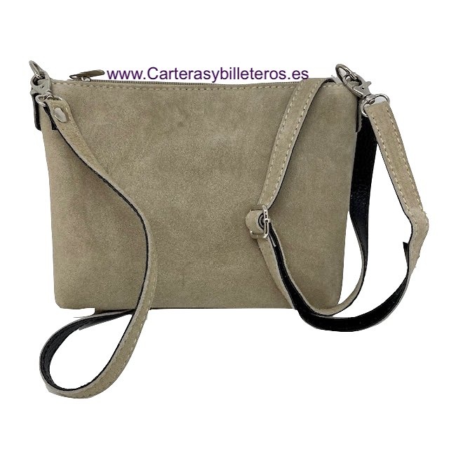 WOMEN'S MEDIUMLEATHER BAG WITH CROSS-BODY OR SHOULDER STRAP 