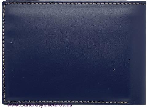 WOMEN'S SMALL LEATHER TITTO BLUNI WALLET 7 CARDS 