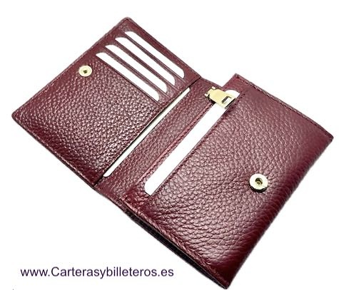 WOMEN'S SMALL LEATHER WALLET THAT FITS IN YOUR POCKETS. 