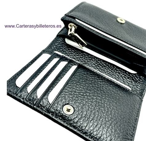 WOMEN'S SMALL LEATHER WALLET THAT FITS IN YOUR POCKETS. 