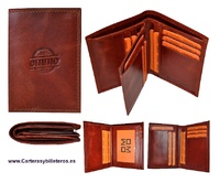 A CARD WALLET MADE OF HIGH END PREMIUM LEATHER DOUBLE BILL