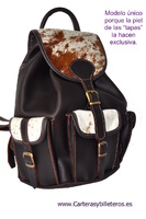 BACKPACK LEATHER AND EXCLUISIVE COW LEATHER