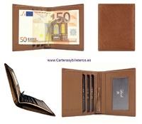  CARD HOLDER WALLET WITH CLIP FOR LEATHER CLIPS TICKETS