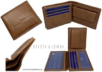 DEBOTA & LOMBA LEATHER HORIZONTAL WALLET CARD HOLDER WALLET