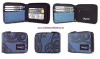 FABRIC WALLET CARRIER WITH WILDZONE PERIMETRICAL ZIPPER CLOSURE