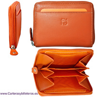 LEATHER BILLFOLD WITH  PURSE ACCORDION