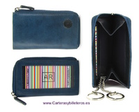 LEATHER HEY CHAIN AND PURSE  CARD HOLDER