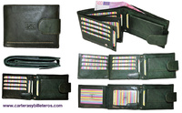 LEATHER WALLETS FOR MEN WITH LUXURY LEATHER EXTERIOR CLOSURE