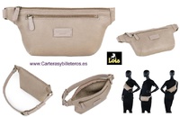 LOIS WOMEN'S BEIGE MULTIPOSITION FANNY BAG BEIGE BRAND