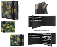 MAN CAMOUFLAGE PORTFOLIO IN ELASTIC CLOSURE LEATHER