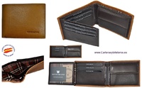 MAN CARDFOLDER BRAND BLUNI TITTO MAKE LEATHER MADE IN SPAIN