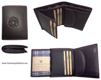 MAN WALLET BRAND BLUNI TITTO MAKE IN LUXURY LEATHER WITH PURSE