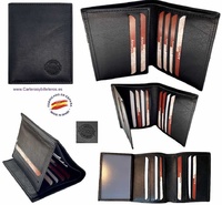 MEN'S LEATHER SLIM  CARD HOLDER MADE IN SPAIN