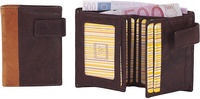 PORTFOLIO MAN WITH LEATHER BUSINESS CARD HOLDER