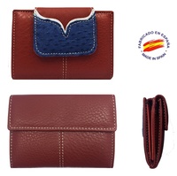 VERY COMPLETE SMALL WOMEN'S WALLET IN UBRIQUE SKIN