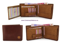 WALLET LEATHER WALLET CARD TWO TONE  STUCO