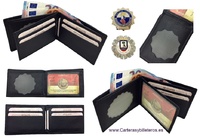 WALLET LOCAL POLICE HOLDER IN LETAHER MADE IN SPAIN